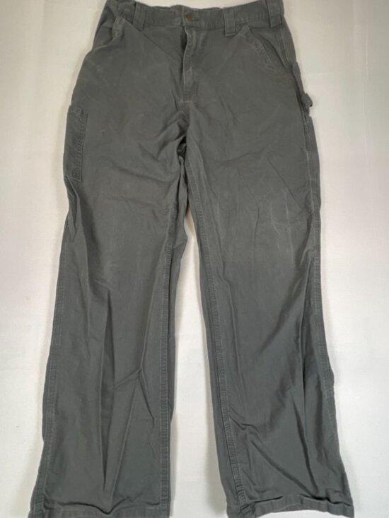Carhartt Other - Carhartt B151 FAT Pants Mens 36x32 Gray Dungaree Fit Cotton Canvas